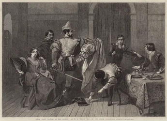 Scène uit Taming of the Shrew